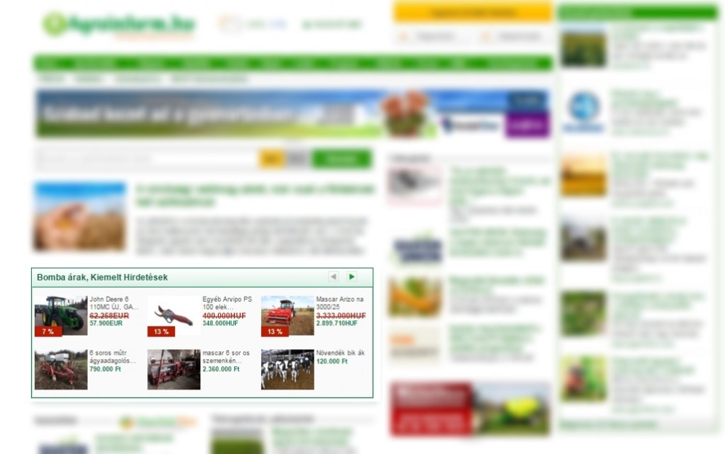 Agroinform.hu főoldal